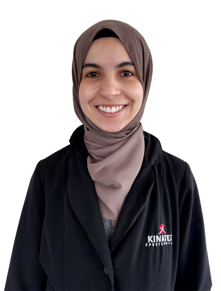 Venez rencontrer notre thérapeute Chaimae  Pinard chez Kinatex Sports Physio, Québec.